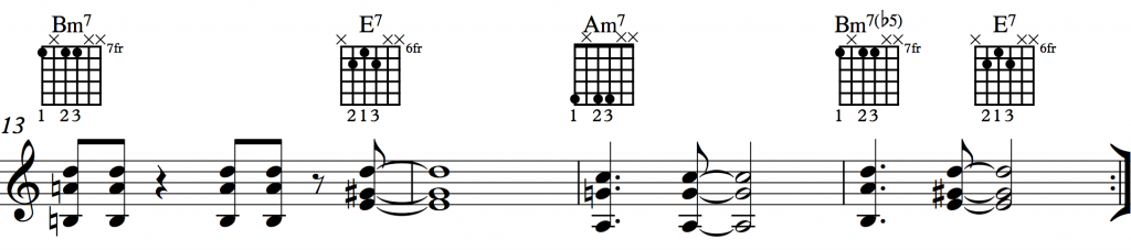 Sunny Shell Chords 1-4